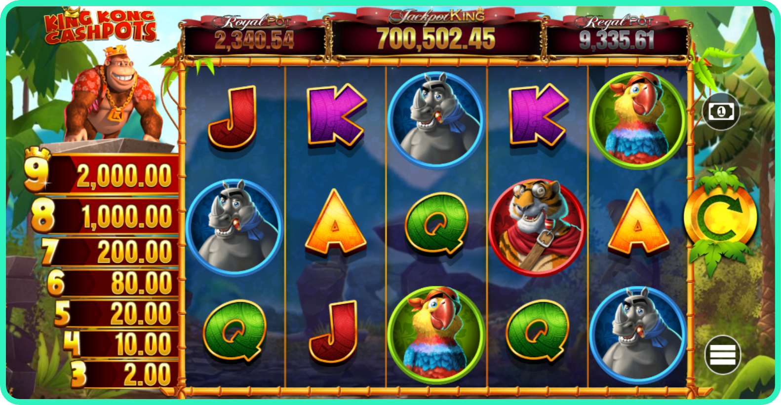 King Kong Cashpots Jackpot King Screenshot